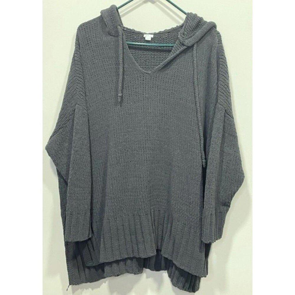 Aerie Chantelle Hooded Sweater Green Leisurewear Oversized Size M